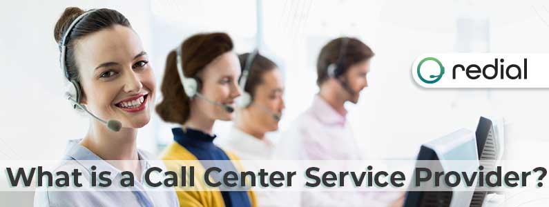 What is a Call Center Service Provider Woman Smiling