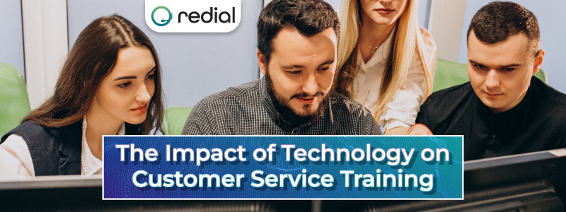 banner the impact of technology on Cutomer service training