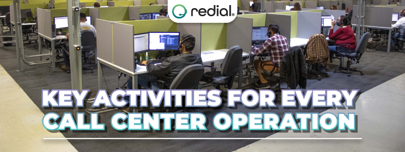banner key activities for every call center operation