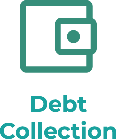 Debt collection icon 