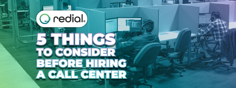 banner 5 things to consider before hiring a call center