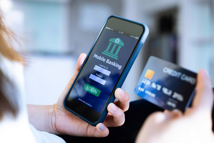Mobile banking image 