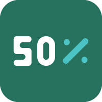 50percent icon