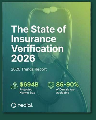 Redial BPO Insurance Verification Trend Report 2026 cover