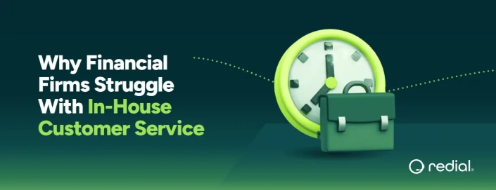 in-house customer service for financial firms